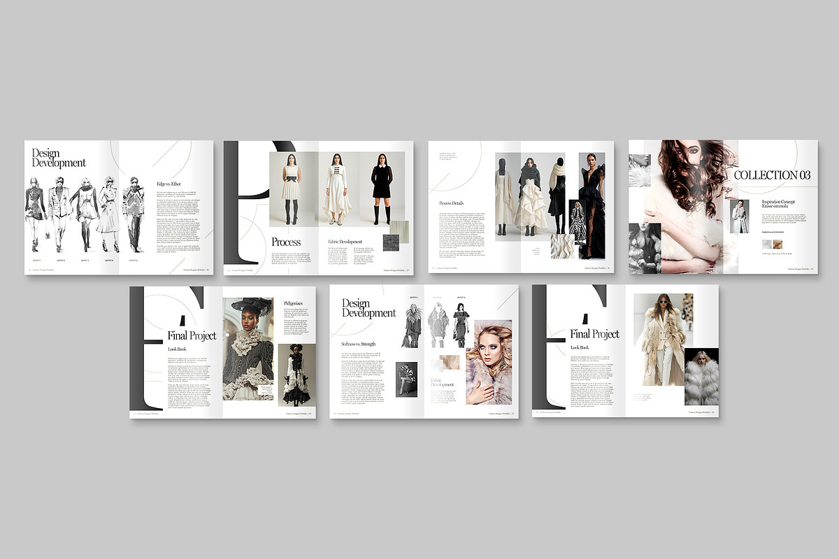 Fashion Designer Portfolio Template, a Magazine Template by BrandPacks (Photo 3 of 6)