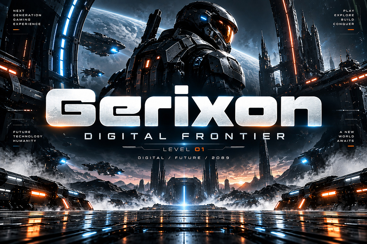Gerixon, a Sans Serif Font by Wow Magic (Photo 5 of 5)