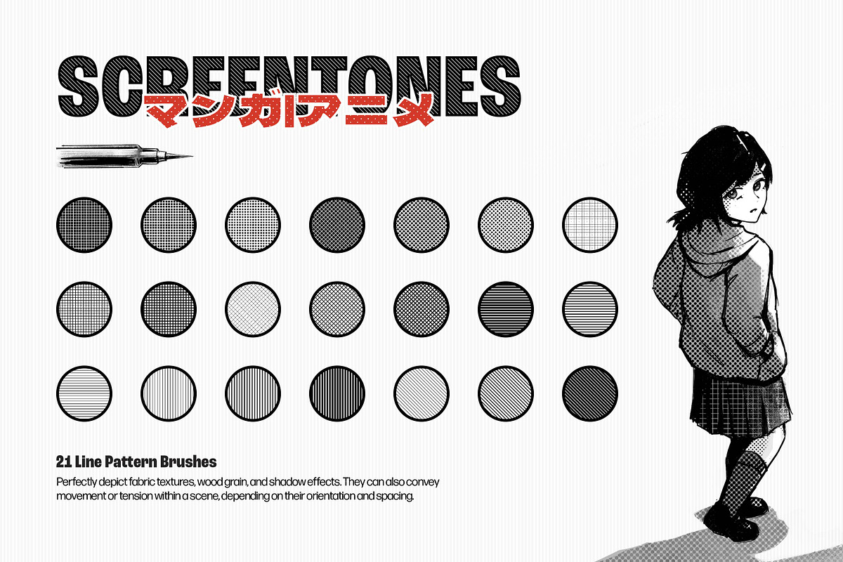 Manga Affinity Brushes Bundle, a Brush Add-On by brushapes.com (Photo 15 of 25)