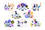 Artificial intelligent concept set, a Technology Illustration by PaperTrident (Thumbnail 1 of 9)
