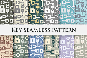Seamless key repeating patterns, a Pattern Graphic by AlexZeL