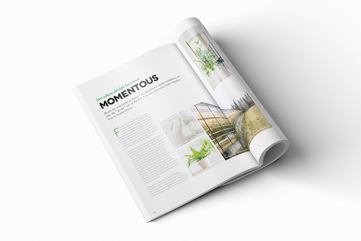 Magazine Template InDesign 14, a Magazine Template by Love Graphic Design (Photo 2 of 20)