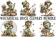 Whimsical Duck Clipart Bundle, a Seasonal Illustration by OK Design (Thumbnail 2 of 6)