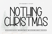 Nothing Christmas, a Serif Font by InermediaSTUDIO (Thumbnail 1 of 7)