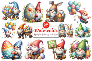 Springtime Easter Egg Hunt Gnome PNG, a Graphic by CitraGraphics
