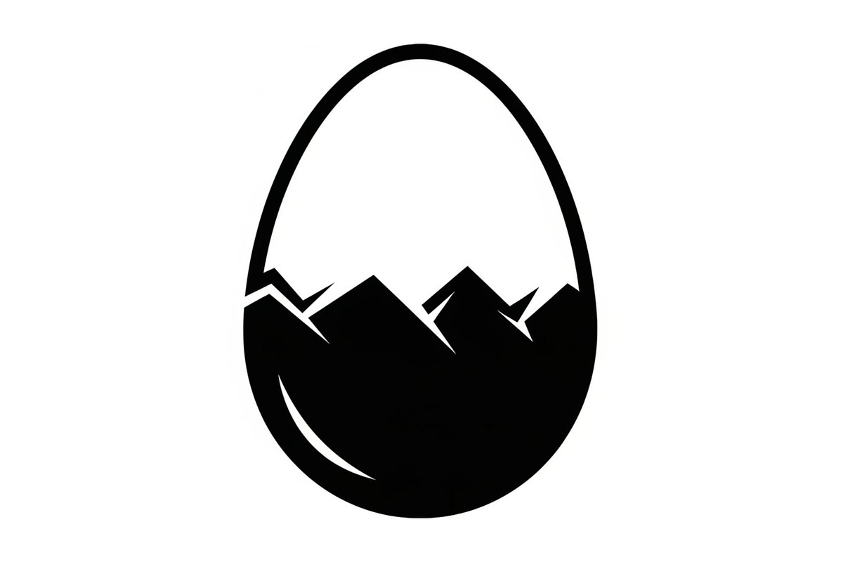 50 Cracked Egg Shell Silhouette, an Illustration by musafir_fashion (Photo 17 of 55)