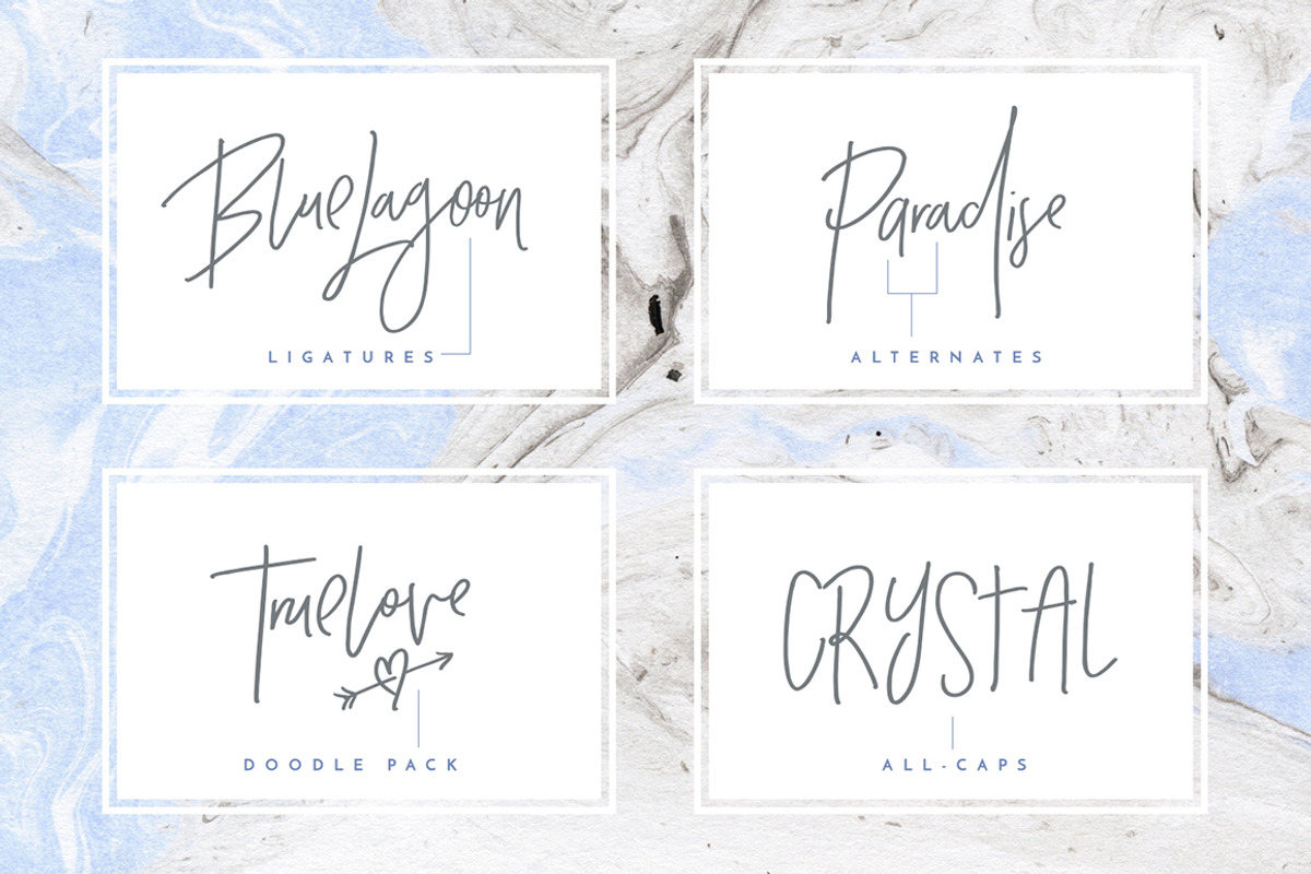 Crystal Sky Font (New Update!) preview 8