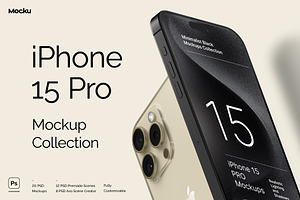 IPhone PRO 15 Mockup Collection