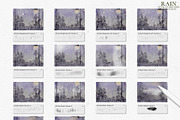 Rain Effects Brushes Procreate, a Brush Add-On by Julia Dreams (Thumbnail 5 of 6)