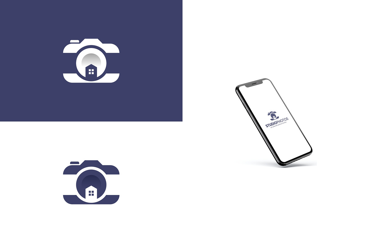 Minimal Camera and House Icon Logo, a Branding & Logo Template by Artnivora.Std (Photo 1 of 4)