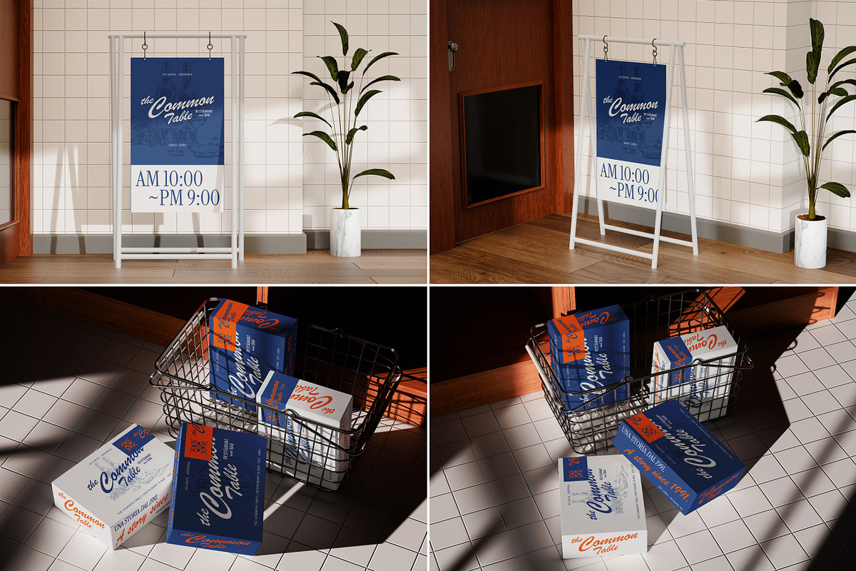 40+ Minimalist Coffee Shop Mockups, an Advertising Mockup by Vitora Mockup (Photo 8 of 12)