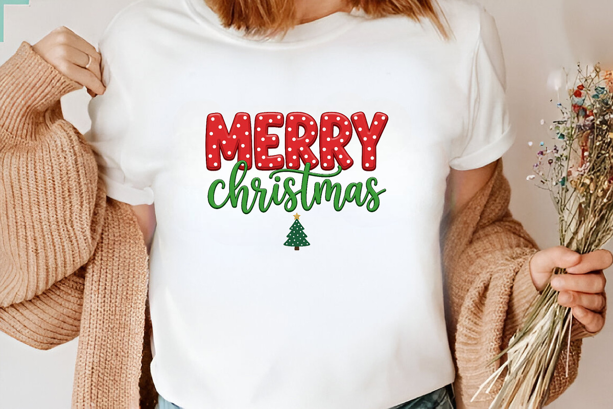 Merry Christmas PNG, a Seasonal Illustration by CraftArtStudio (Photo 3 of 4)