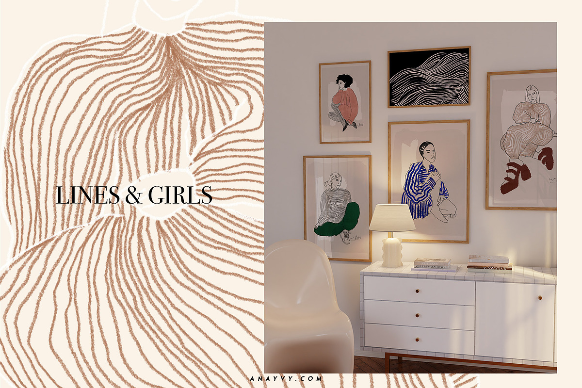 The Modern Gallery | Abstract Ink, an Illustration by ana & yvy (Photo 4 of 31)