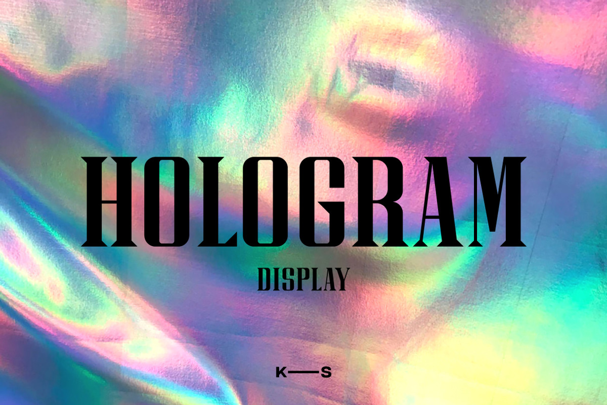 HOLOGRAM - Display Font