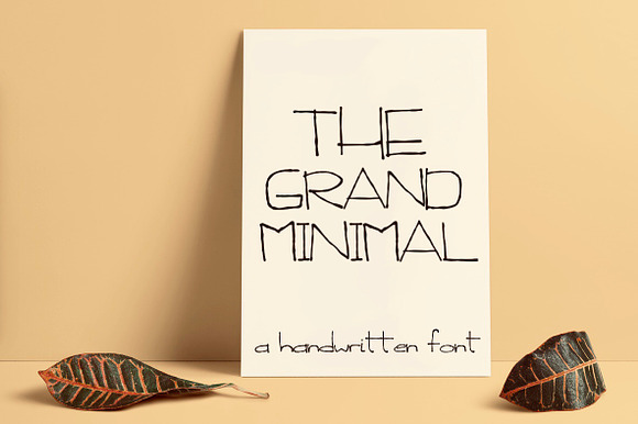 The Grand Minimal Font preview 4