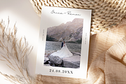 Minimalist Wedding Invitation Card, an Invitation Template by kin9candra (Thumbnail 2 of 8)