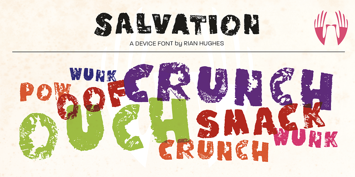 Salvation, a Font by Device (Photo 3 of 6)