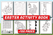 EASTER ACTIVITY BOOK for KIDS, a Seasonal Illustration by Design Station (Thumbnail 1 of 3)