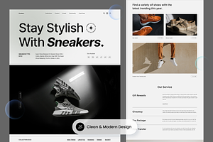 Shoes Shop Landing Page