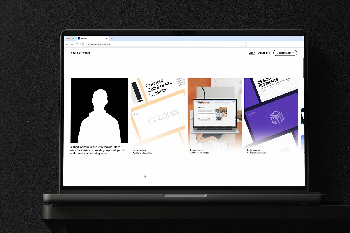 Readymag Portfolio Creatives (White)