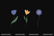 27 Flower Vector Illustrations, a Decorative Illustration by GRPXSTORE (Thumbnail 5 of 11)