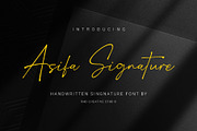 Asifa Signature - Handwritten Font, a Handwritten Font by RHD Creative Studio (Thumbnail 1 of 10)
