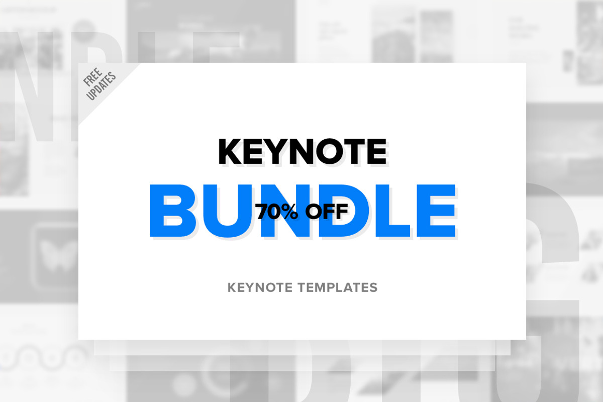 Keynote Bundle - Free Updates, a Presentation Template by Rework (Photo 1 of 11)