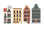 English houses set. UK architecture, an Illustration by Good Studio (Thumbnail 4 of 7)