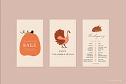Festive Thanksgiving Social Media, a Social Media Template by Pixejoo (Thumbnail 6 of 9)