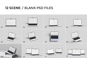MacBook Pro Mockup Kit, a Mac Mockup by graphicpages (Thumbnail 4 of 5)