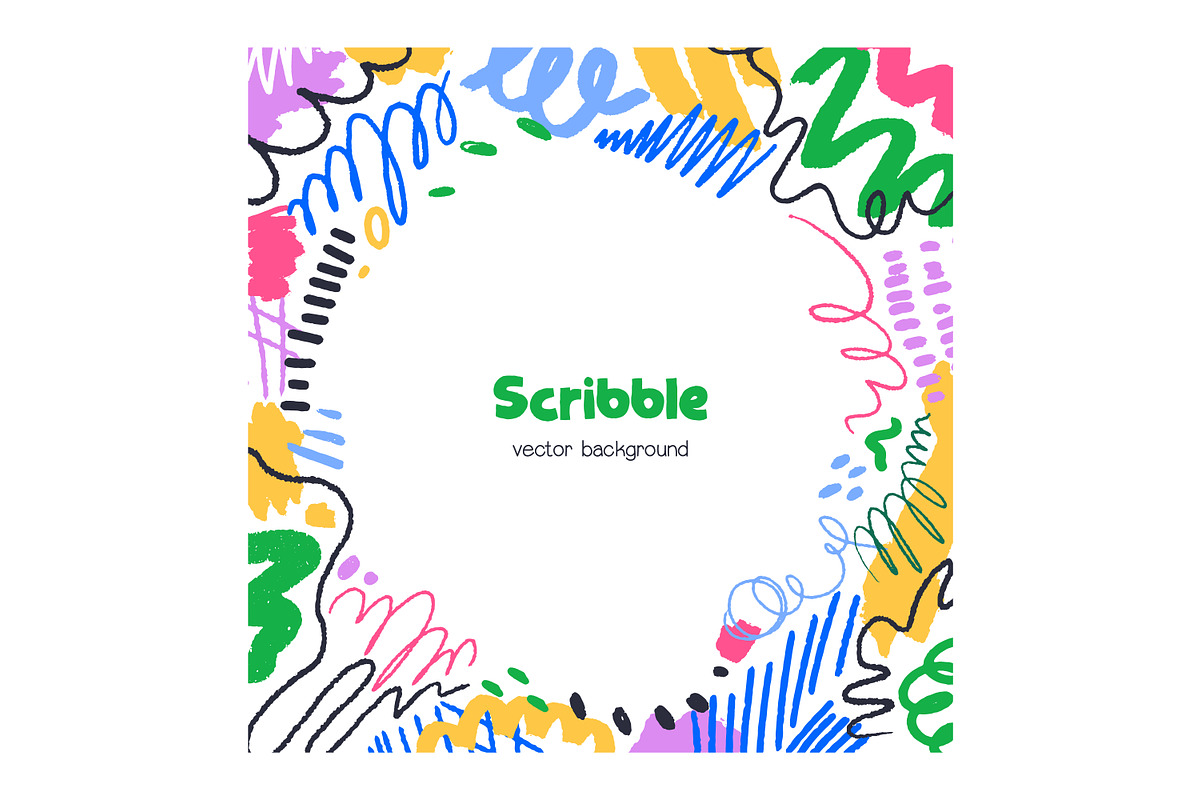 Abstract doodle card backgrounds set, a Background Graphic by Good Studio (Photo 4 of 8)