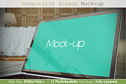 Responsive Screen Mockup V2, an iPhone Mockup by MahmoudRafik (Thumbnail 5 of 15)