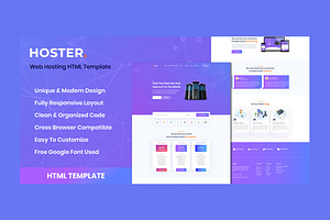 Hoster Hosting Template