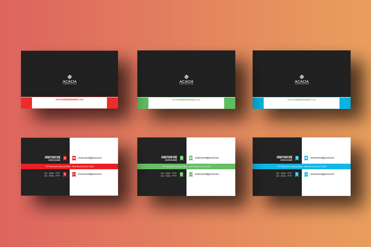 200 BUSINESS CARDS(BUNDLE) ONLY $59, a Business Card Template by DesignGhar (Photo 5 of 21)