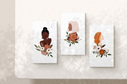 FLORAL WOMAN modern women print, a Person Illustration by Spark Studio Brushes (Thumbnail 7 of 9)