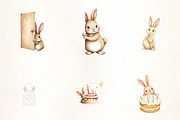 Bunny Peeking Around Corner, an Illustration by CrexoraLab (Thumbnail 5 of 5)