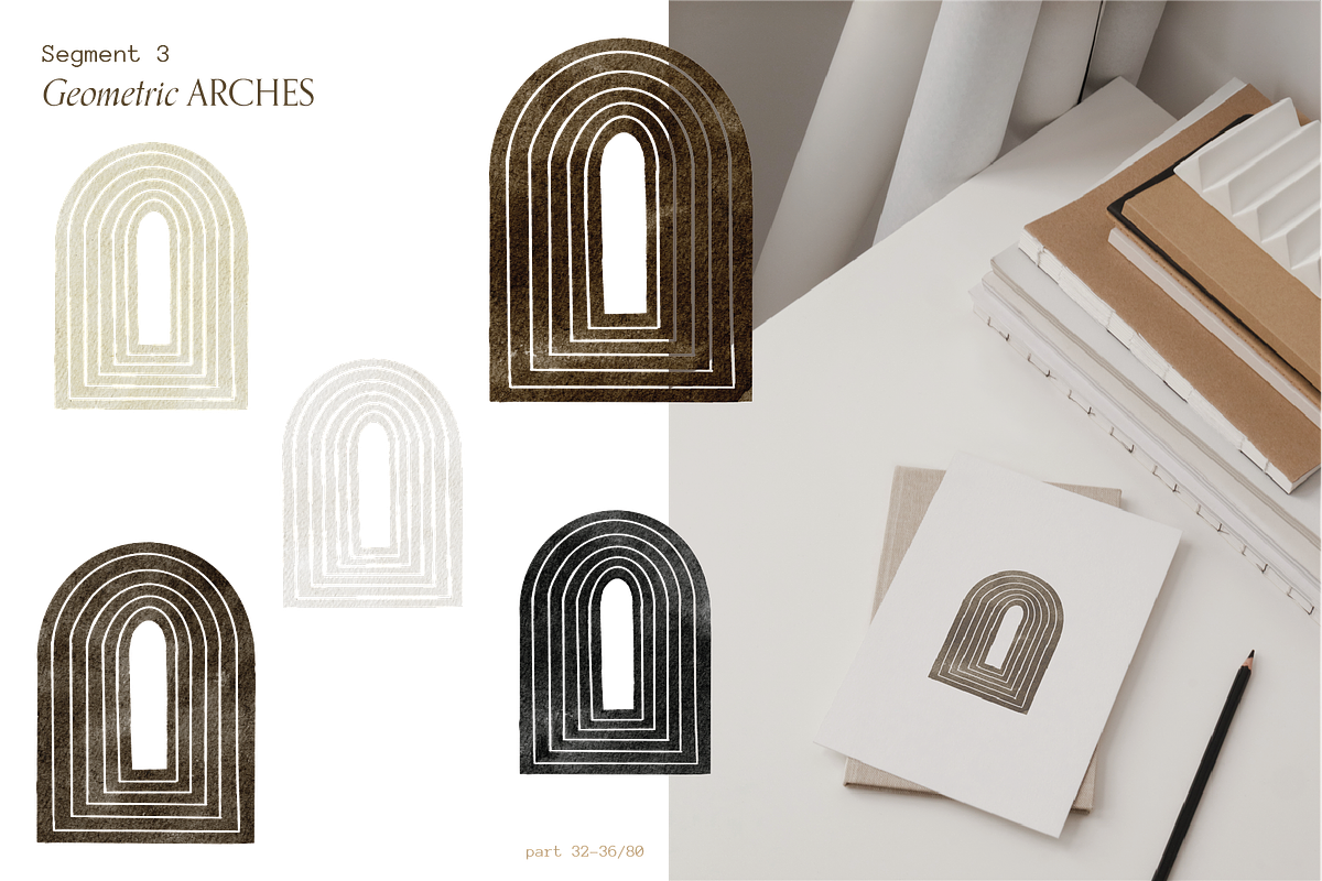 Midcentury Modern Neutral Abstracts, an Illustration by Ines Beatriz (Photo 6 of 10)