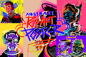 ABSTRACT POP ART POSTER VOL.1