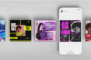 5 creative social media post design, a Social Media Template by graphic bakers (Thumbnail 4 of 5)