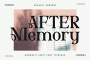 After Memory, a Serif Font by elevencreateam (Thumbnail 1 of 8)