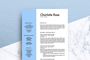 Resume / CV (MS Word) | Charlotte, a Resume Template by Priiiiiiiiiiiiiint ! (Thumbnail 3 of 3)