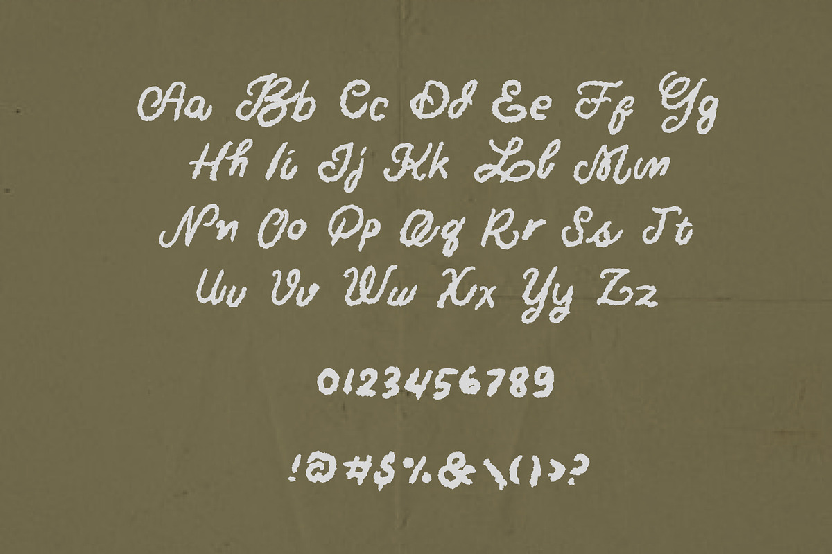 The Fairy Girly - Texture Font, a Handwritten Font by delipensil (Photo 5 of 6)