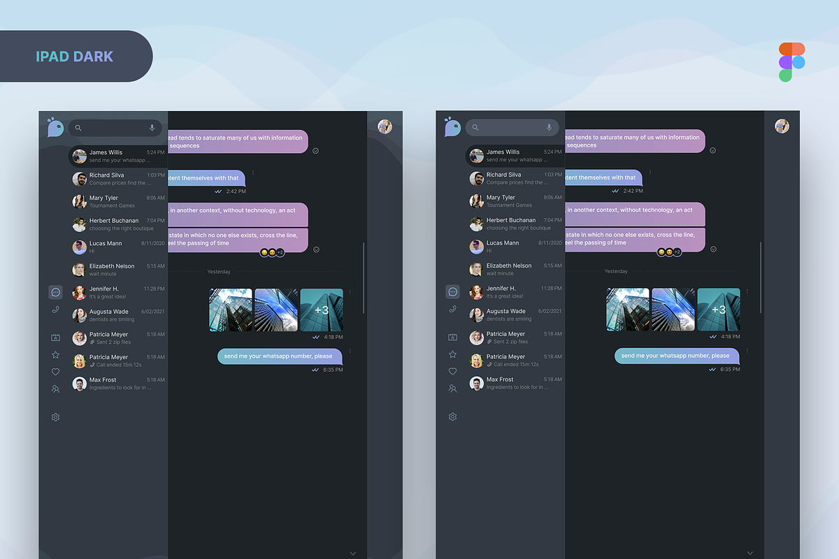 Uny Chat v1.0 - Figma Template, an App Template by emagweb (Photo 34 of 39)