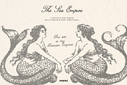 The Sea Empire: Vintage Marine Art, an Object Graphic by Purple (Thumbnail 2 of 19)