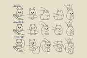 Hand & Cute Animal – Procreate Stamp, a Brush Add-On by Pixel Picasso Studio (Thumbnail 4 of 11)