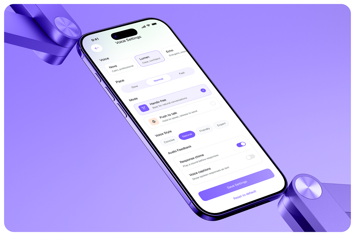 Elle AI Chat App UI Kit - Figma, an UI Kit Template by Brickclay (Photo 2 of 14)