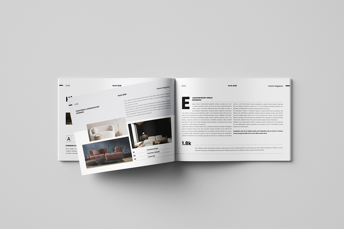 Interior Design Magazine Landscape, a Magazine Template by Spark_Creative (Photo 6 of 13)