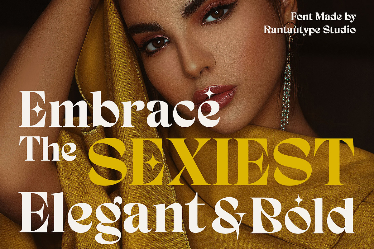 Briangel Exotic Serif Font, a Serif Font by RantautypeStudio (Photo 11 of 17)
