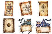 Halloween Old Tickets Clipart Bundle, a Seasonal Illustration by CitraGraphics (Thumbnail 6 of 8)