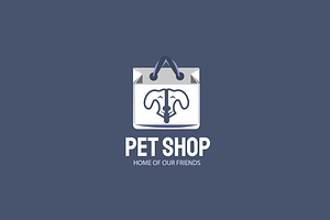 PS Creative Pet Shop Logo Template